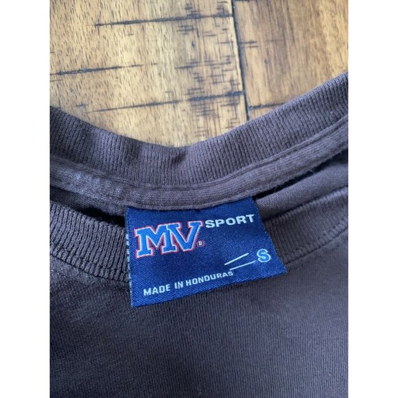 Men’s Small Brown Bowling Green state university Tee Shirt Athletic College - Picture 2 of 3